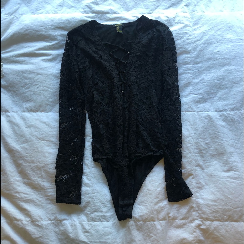 Black Lace Bodysuit